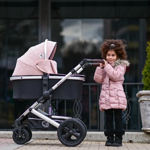 Детская коляска Lorelli Boston 2 in 1 10021832383/ Зелёный photo 6