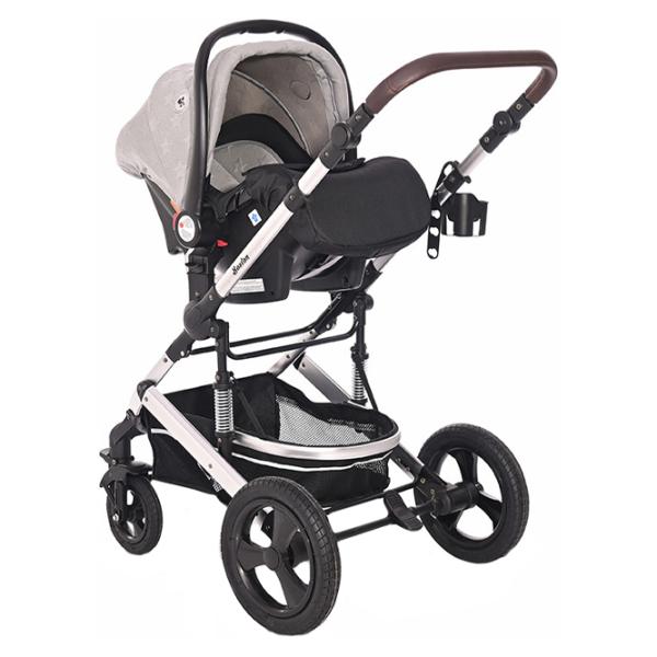 Детская коляска Lorelli Boston 3 in 1 10021582147/ Серый photo 8 Детская коляска Lorelli Boston 3 in 1 10021582147/ Серый photo 8