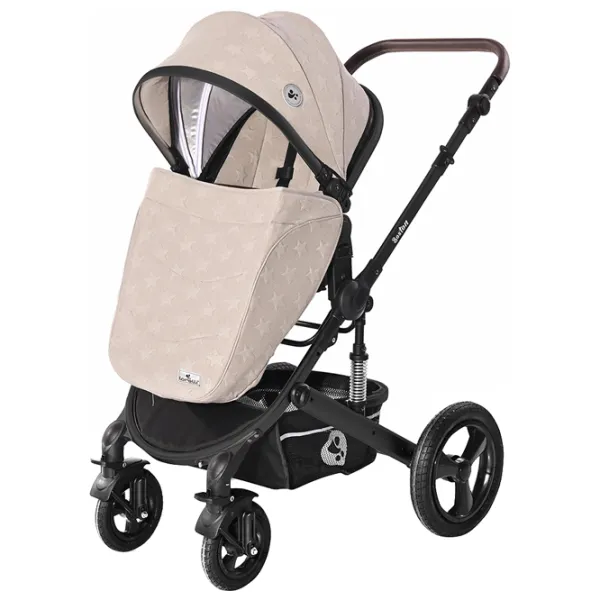 Cărucior pentru copil Lorelli Boston 3 in 1 10021582150/ Beige photo 3