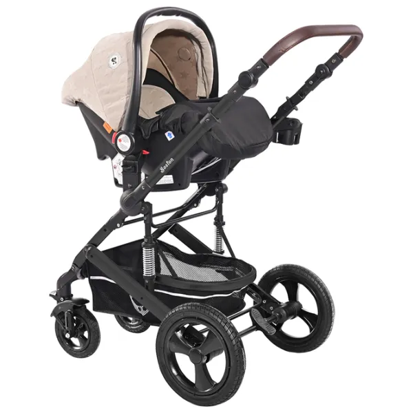 Cărucior pentru copil Lorelli Boston 3 in 1 10021582150/ Beige photo 5