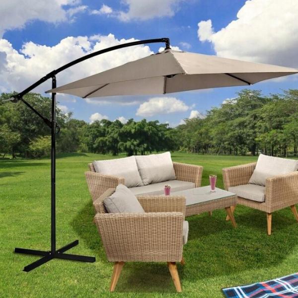 Umbrelă de grădină Jumi OM-433878 Grey photo 6