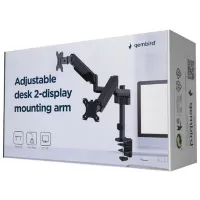 Suport pentru monitor Gembird MA-DA2P-01 VESA 100 x 100 mm/ Black photo 2