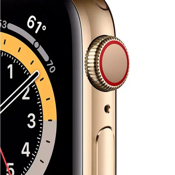 Умные часы Apple Watch Series 6 1.78"/ M09G3/ Стальной Золотой photo 3