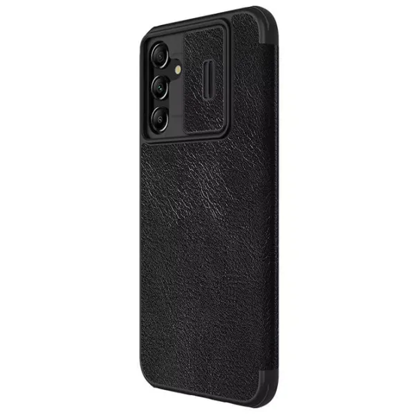 Husă pentru smartphone Samsung Galaxy A24 Nillkin/ Flip Cover/ Piele/ Black photo 2