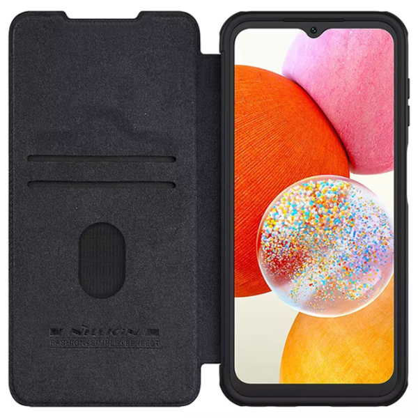 Husă pentru smartphone Samsung Galaxy A24 Nillkin/ Flip Cover/ Piele/ Black photo 4