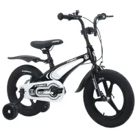 Bicicletă TyBike BK-1 16" 14" Aluminiu / Black White photo 2