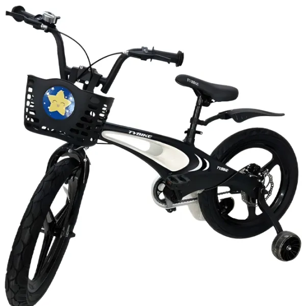 Bicicletă TyBike BK-1 16" 14" Aluminiu/ Black White photo 3