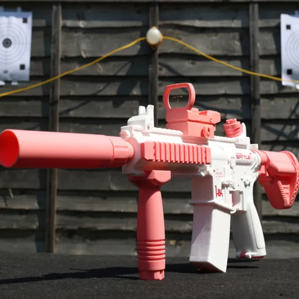 Pistol cu apa Water Gun M416 3+/ Apă/ Pink photo 3