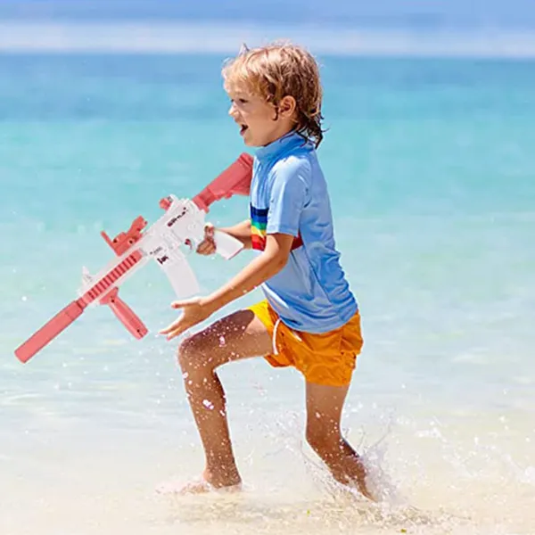 Pistol cu apa Water Gun M416 3+/ Apă/ Pink photo 6