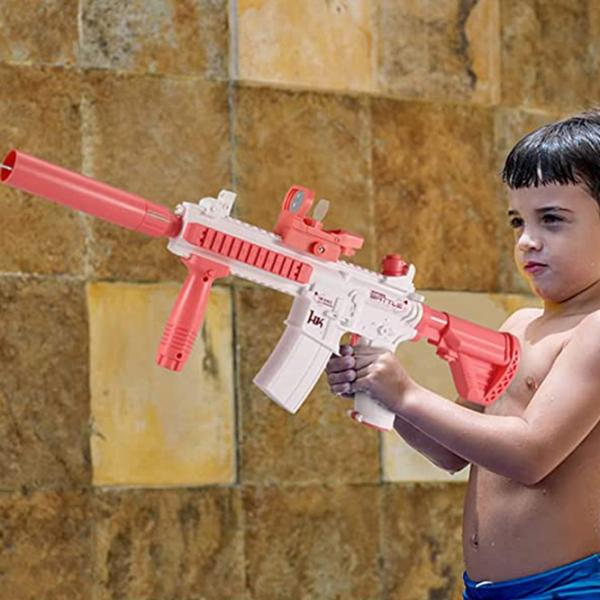 Pistol cu apa Water Gun M416 3+/ Apă/ Pink photo 8