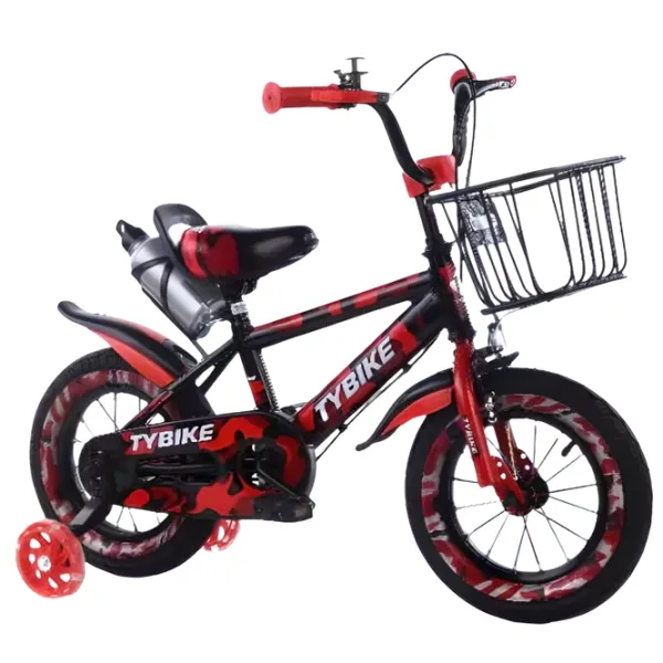 Bicicletă TyBike BK-3 12" Aluminiu/ Red Black photo 2 Bicicletă TyBike BK-3 12" Aluminiu/ Red Black photo 2