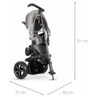 Triciclu Qplay Rito Star 20 kg/ Gray photo 10