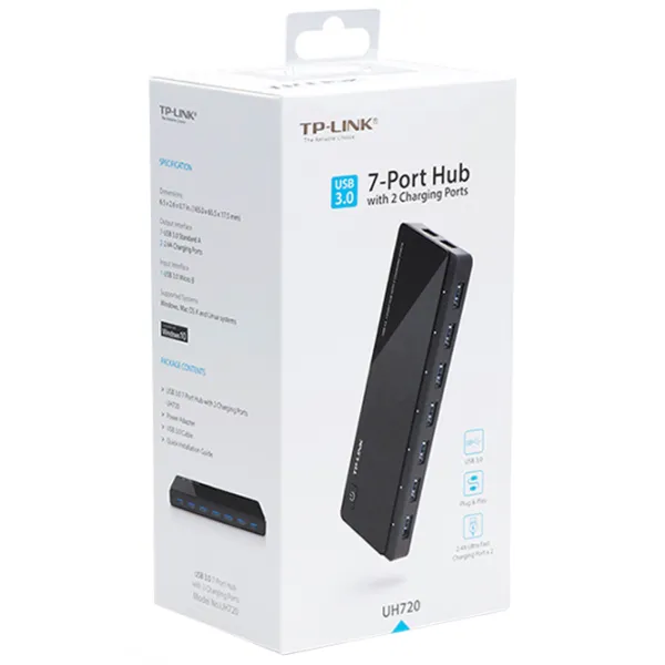 Adapter TP-Link UH720 USB/ Black photo 3