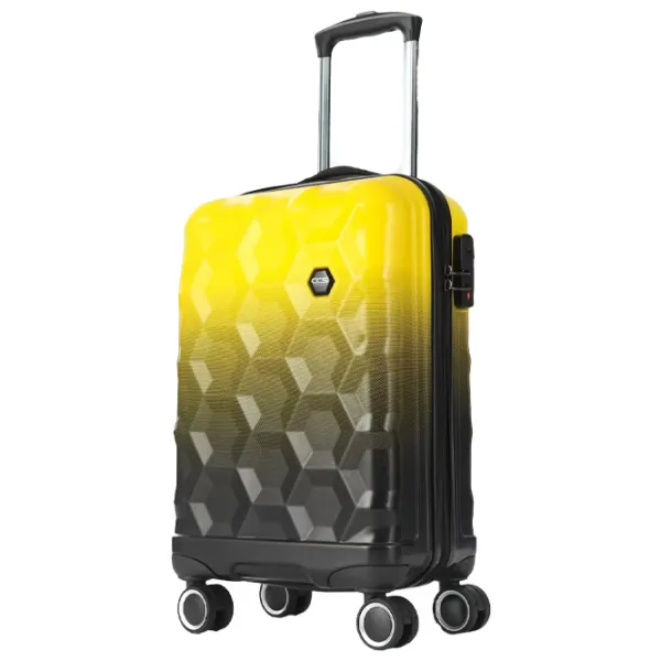 Valiză CCS 5226 62l/ Black Yellow photo 2