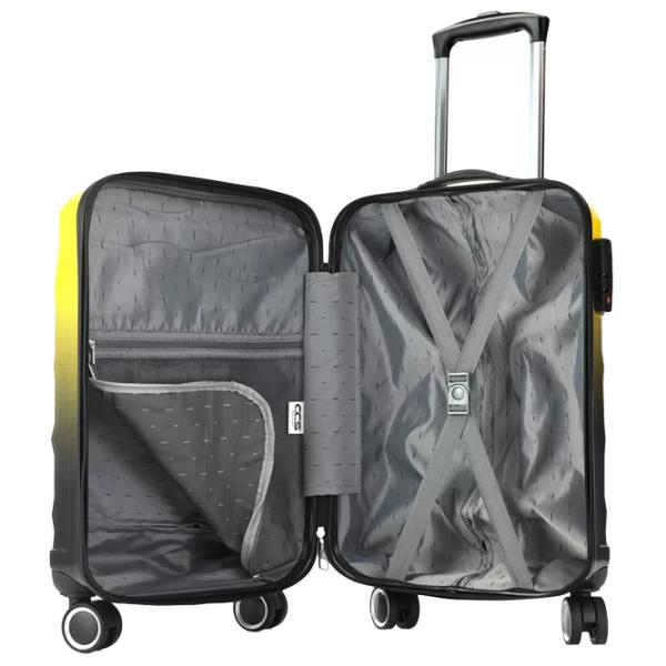 Valiză CCS 5226 62l/ Black Yellow photo 5