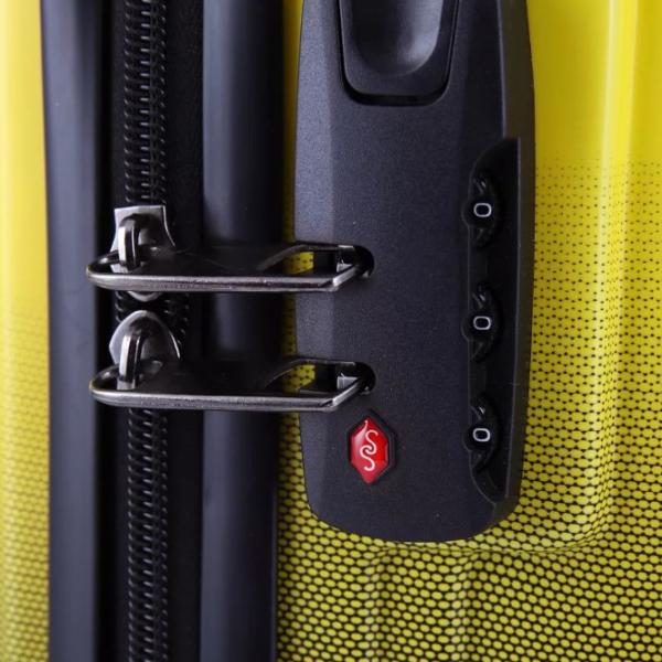 Valiză CCS 5226 62l/ Black Yellow photo 7