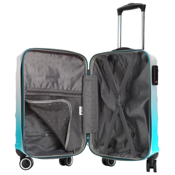 Чемодан CCS 5226 62л/ Черный Синий photo 5 Чемодан CCS 5226 62л/ Черный Синий photo 5