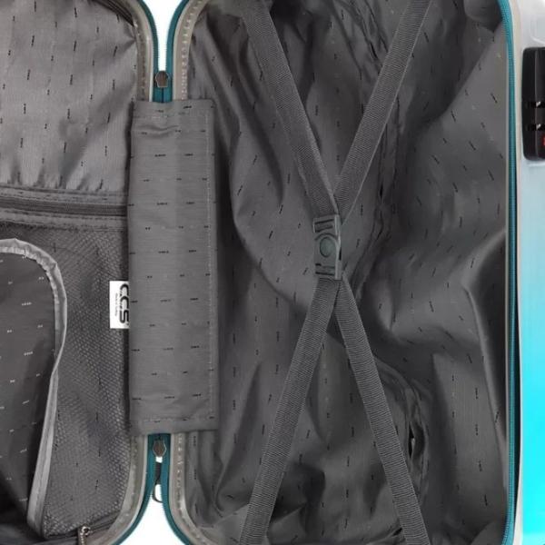 Чемодан CCS 5226 62л/ Черный Синий photo 6 Чемодан CCS 5226 62л/ Черный Синий photo 6