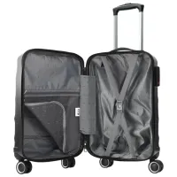 Valiză CCS 5226 45l/ Black Gray photo 5