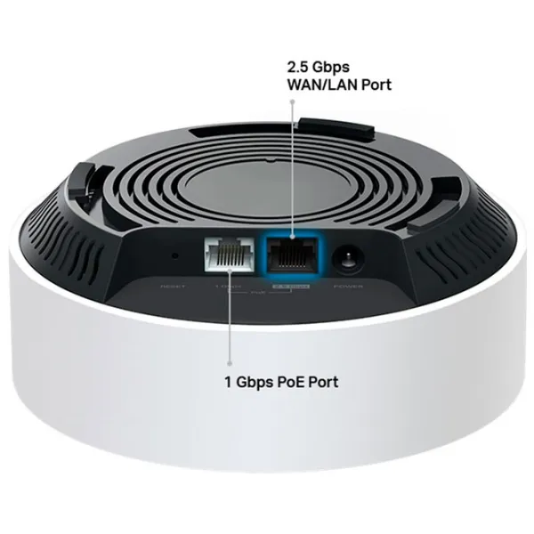 Wi-Fi Роутер TP-Link Deco X50-PoE (1-pack) 574 Мбит/ c/ 2402 Мбит/ с/ Белый photo 4