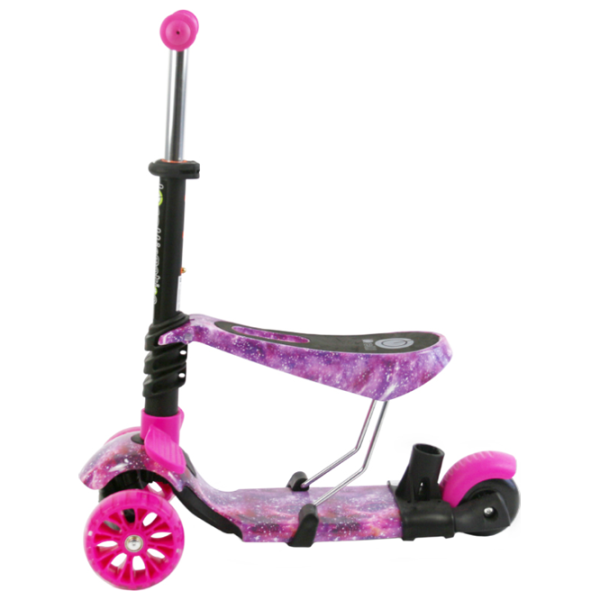 Trotinetă pentru copii cu trei roți Lorelli Draxter Plus (10390140021) 20 kg/ Pink photo 4