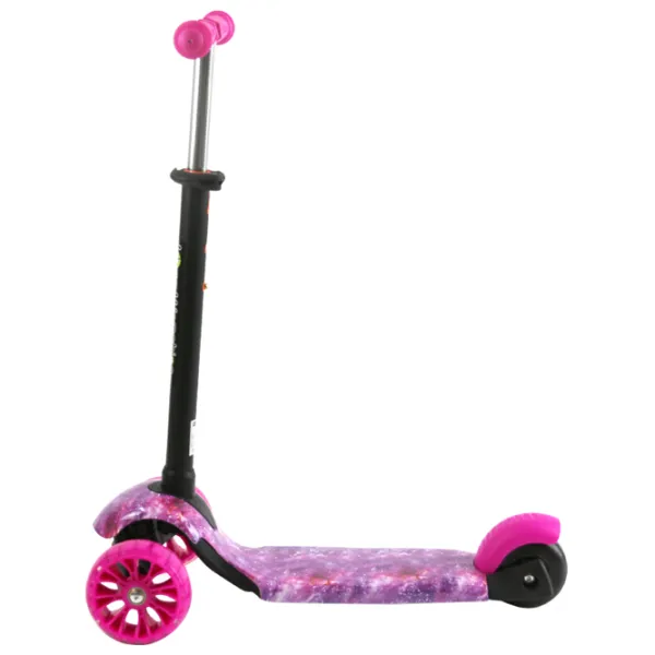 Trotinetă pentru copii cu trei roți Lorelli Draxter Plus (10390140021) 20 kg/ Pink photo 5