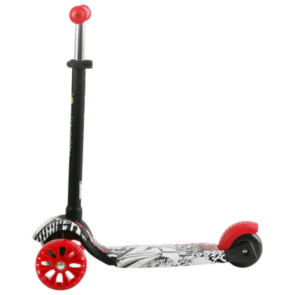 Trotinetă pentru copii cu trei roți Lorelli Draxter Plus (10390140022) 20 kg/ Black photo 5