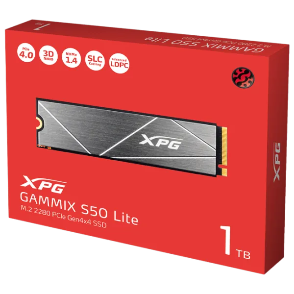 SSD ADATA XPG GAMMIX S50 Lite 1 ТБ M.2 photo 6