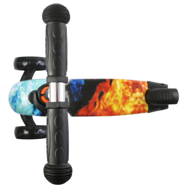 Trotinetă pentru copii cu trei roți Lorelli Draxter (10390130018) 20 kg/ Black photo 5