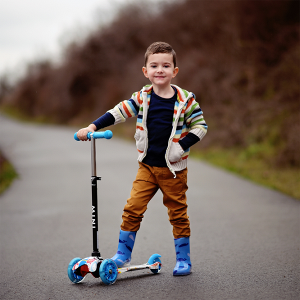 Trotinetă pentru copii cu trei roți Lorelli Mini (10390010002) 20 kg/ Multicolor photo 5