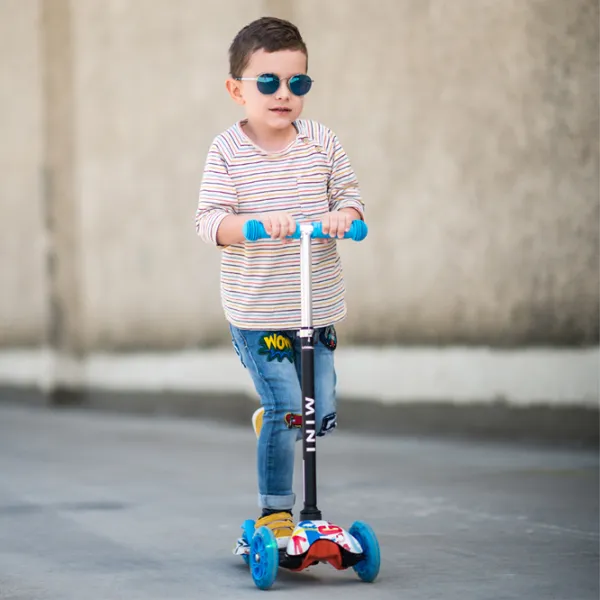 Trotinetă pentru copii cu trei roți Lorelli Mini (10390010002) 20 kg/ Multicolor photo 6