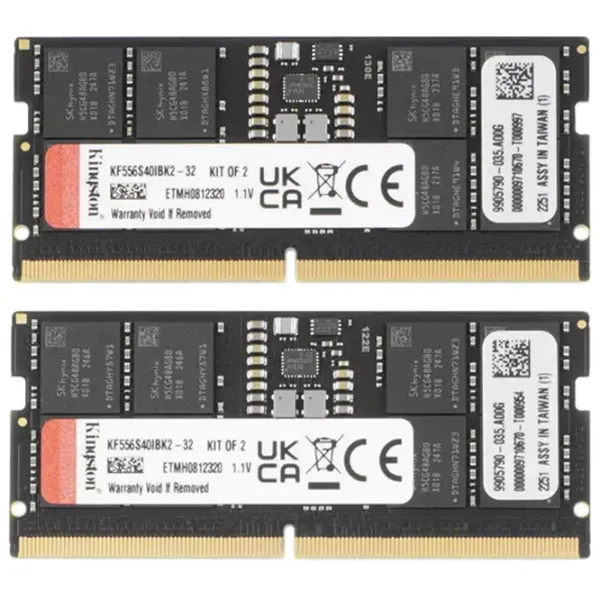 Оперативная память Kingston FURY IMPACT KF556S40IBK2-32 SO-DIMM/ DDR5/ 32 ГБ photo 3