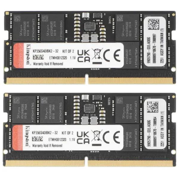 Оперативная память Kingston FURY IMPACT KF556S40IBK2-32 SO-DIMM/ DDR5/ 32 ГБ photo 3