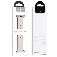 Curelușă Apple Watch WA15 Flexible series 8-character buckle solid color silicone strap Silicon/
38, 40, 41 mm / Sand Powder photo 2