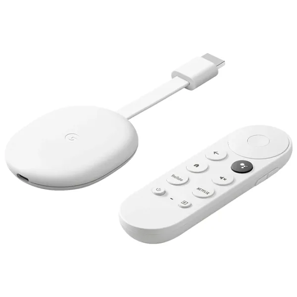 TV приставка Google Chromecast с Google ТВ 4К HDMI/ Snow photo 3