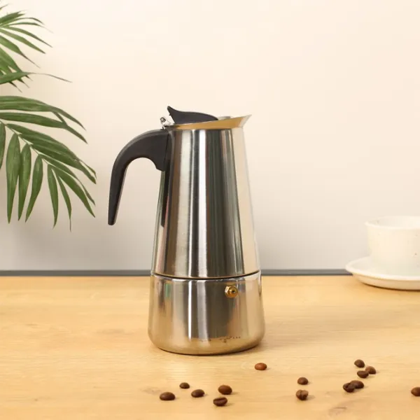 Cafetieră gheizer GS VM00221  / Oțel inoxidabil / Inox photo 2