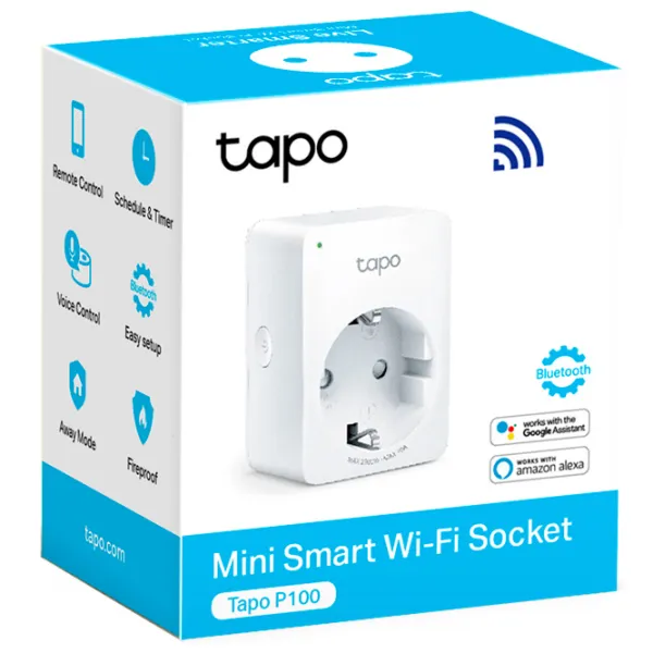 Smart priza TP-Link Tapo P100 White photo 4