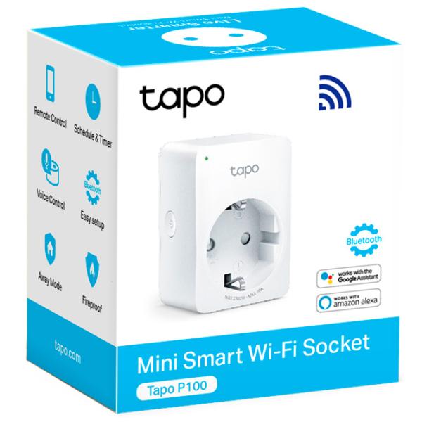 Smart priza TP-Link Tapo P100 White photo 4