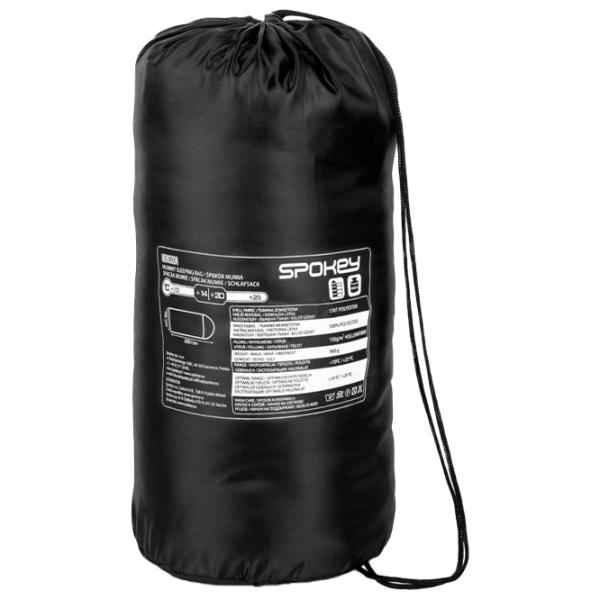 Спальный мешок Spokey Monsoon BK (925050) Polyester/ Черный photo 3 Спальный мешок Spokey Monsoon BK (925050) Polyester/ Черный photo 3