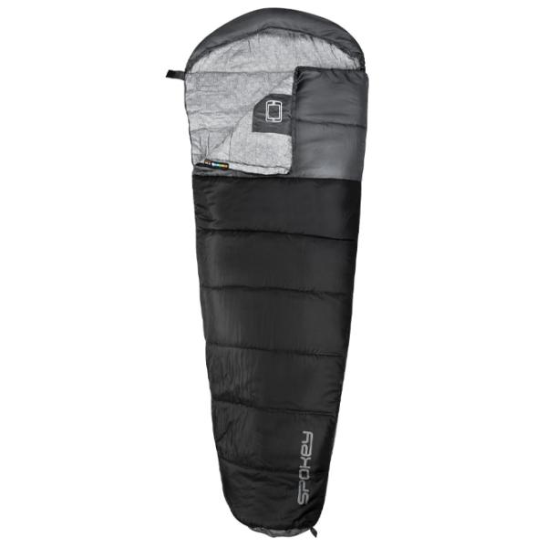 Спальный мешок Spokey Nordic 250 (928463) Polyester/ Черный Серый photo 2 Спальный мешок Spokey Nordic 250 (928463) Polyester/ Черный Серый photo 2