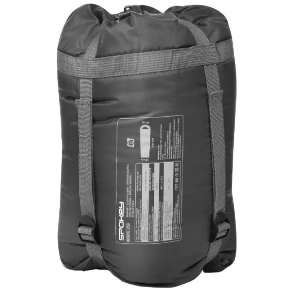 Спальный мешок Spokey Nordic 250 (928463) Polyester/ Черный Серый photo 3 Спальный мешок Spokey Nordic 250 (928463) Polyester/ Черный Серый photo 3
