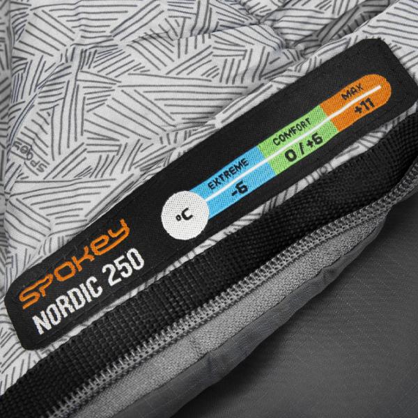 Спальный мешок Spokey Nordic 250 (928463) Polyester/ Черный Серый photo 8 Спальный мешок Spokey Nordic 250 (928463) Polyester/ Черный Серый photo 8