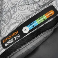 Спальный мешок Spokey Nordic 250 (928463) Polyester/ Черный Серый photo 8