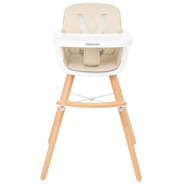 Scaun de masă Kikka Boo Woody (31004010081) Crescător/ 6 luni / Beige  photo 2