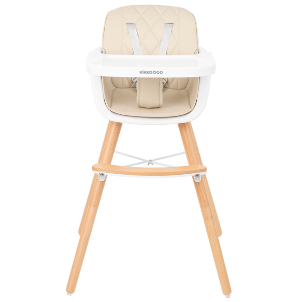 Scaun de masă Kikka Boo Woody (31004010081) Crescător/ 6 luni / Beige  photo 2