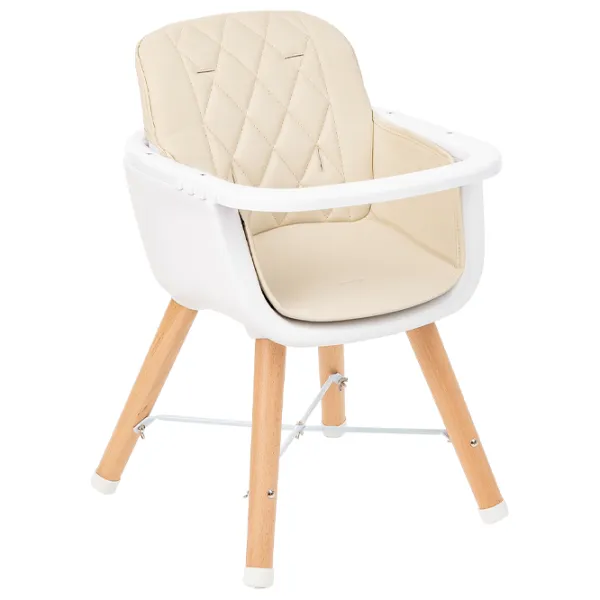 Scaun de masă Kikka Boo Woody (31004010081) Crescător/ 6 luni / Beige  photo 5