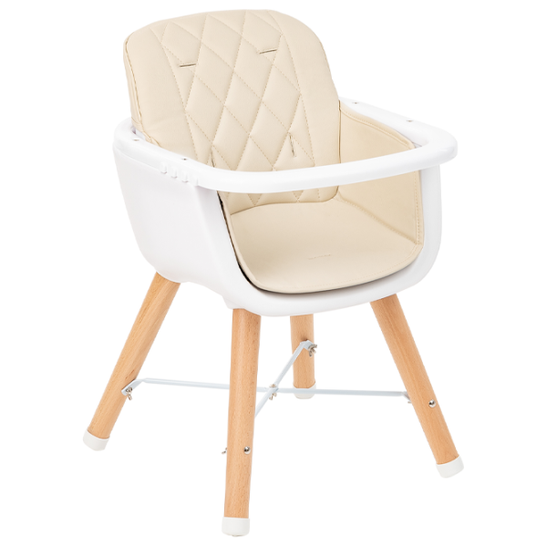 Scaun de masă Kikka Boo Woody (31004010081) Crescător/ 6 luni / Beige  photo 5