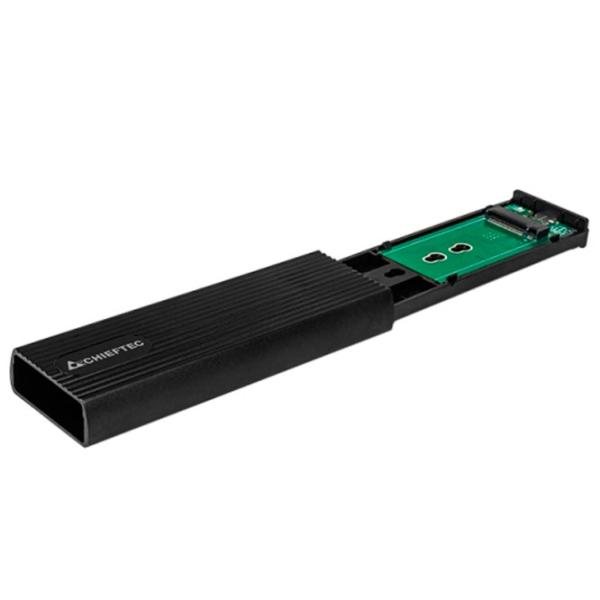 Внешний корпус для SSD Chieftec CEB-M2C-TL USB Type-C/ Черный photo 2