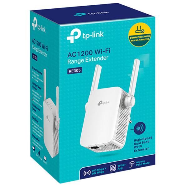 Усилитель сигнала TP-Link RE305 Экстендер/ Белый photo 4