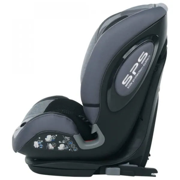 Scaun auto FoppaPedretti IsoPlus (ADAC)  15 luni - 12 ani / 36 kg / Gray photo 2